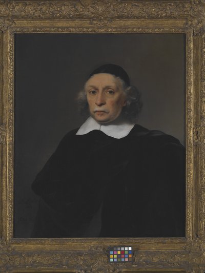 Portret van een geleerde door Ferdinand Bol