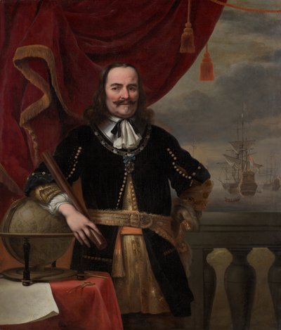 Portret van Michiel de Ruyter (1607-1676) door Ferdinand Bol