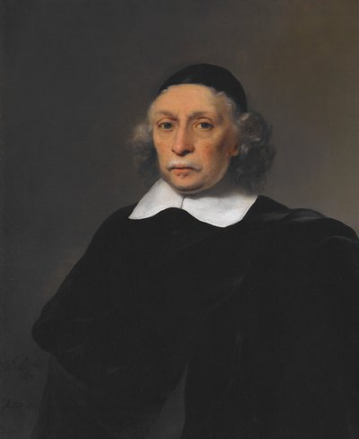 Portret van een geleerde door Ferdinand Bol