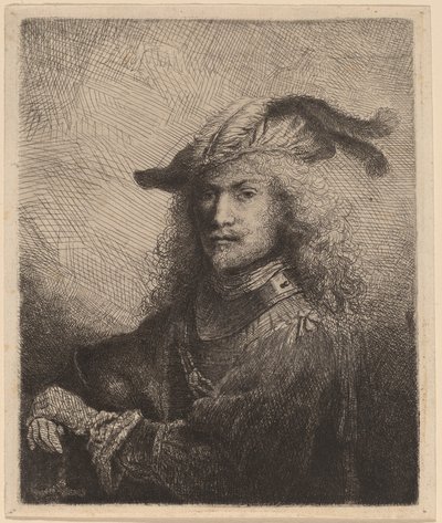 Portret van een officier door Ferdinand Bol