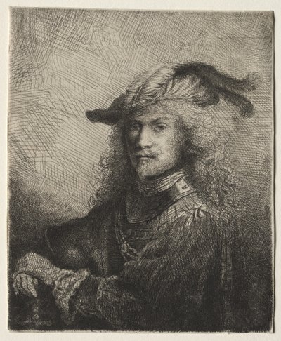 Portret van een officier door Ferdinand Bol