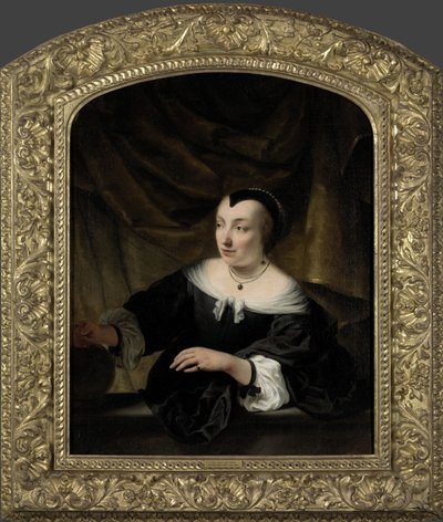 Portret van Elisabeth Dell door Ferdinand Bol