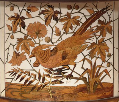Detail van een cachepot, Maison Giroux, laatste kwart van de 19e eeuw door Ferdinand Duvinage