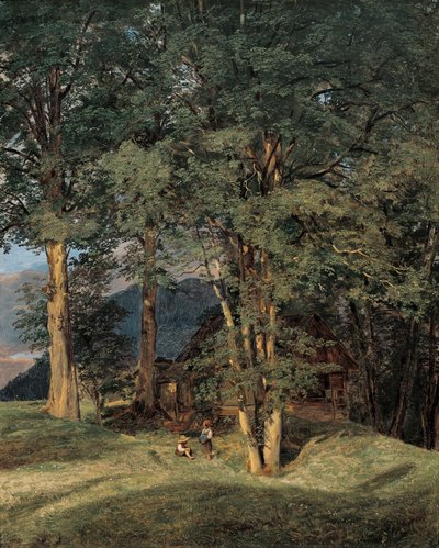 Esdoorns bij Ischl door Ferdinand Georg Waldmuller