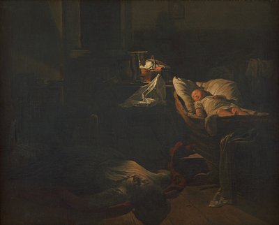 Uitgeputte kracht door Ferdinand Georg Waldmuller