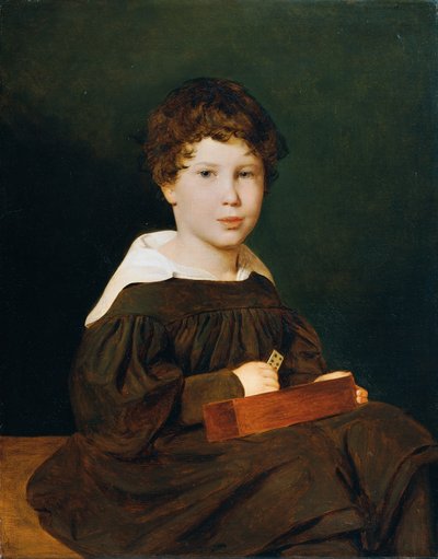 Heinrich Werner (1830 - 1861), de zoon van het echtpaar Johann en Magdalena Werner door Ferdinand Georg Waldmuller