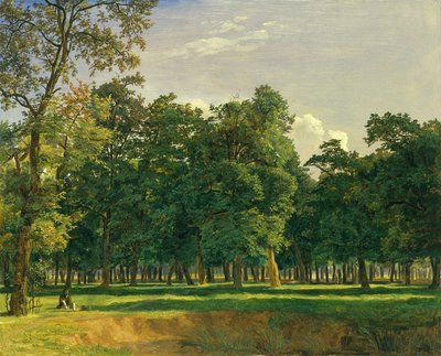 Praterlandschap, ca. 1831 door Ferdinand Georg Waldmuller