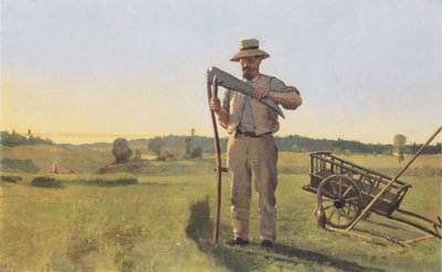 De maaier door Ferdinand Hodler
