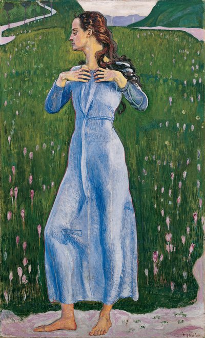 Emotie Ergriffenheit, 1900 door Ferdinand Hodler