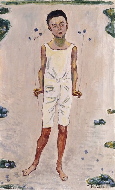 Betoverde jongen, 1909 door Ferdinand Hodler