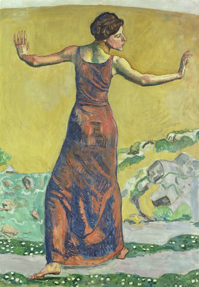 Femme Joyeuse door Ferdinand Hodler