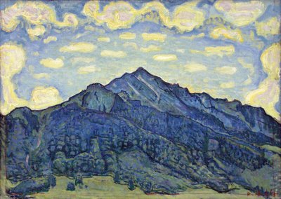 Landschap in de Zwitserse Alpen door Ferdinand Hodler