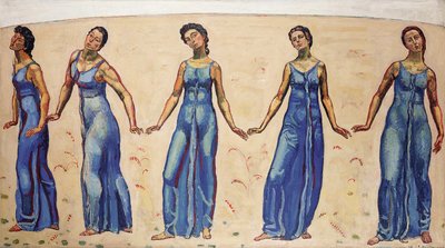 Kijk in de Oneindigheid door Ferdinand Hodler