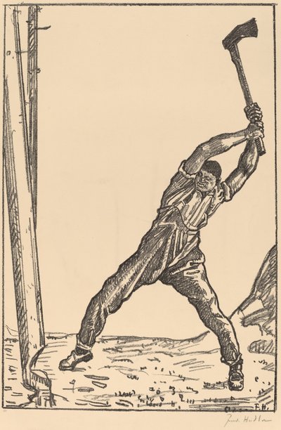 Houthakker door Ferdinand Hodler