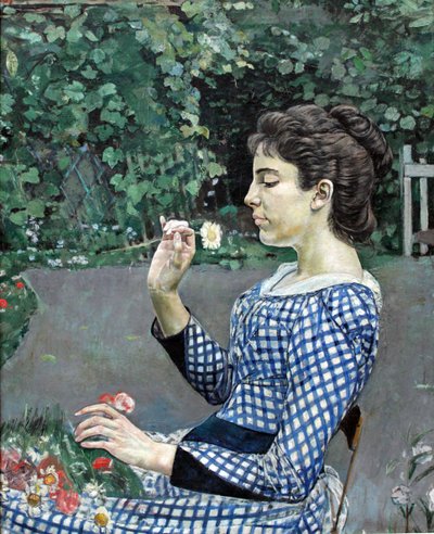 Portret van Hélène Weiglé door Ferdinand Hodler