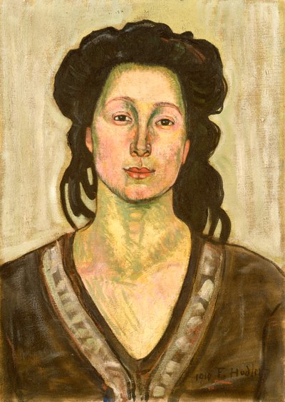 Portret van Jeanne Cerani, 1910 door Ferdinand Hodler