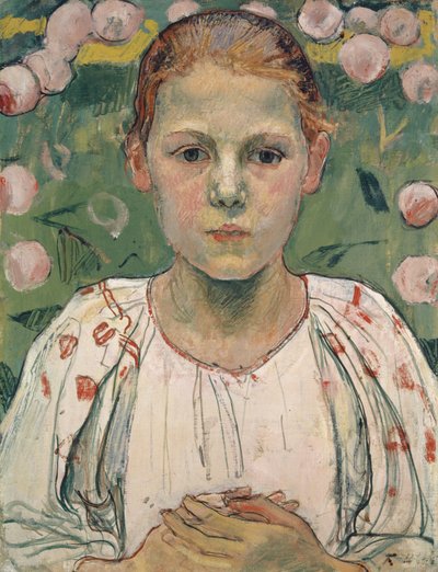 Portret van Käthe von Bach door Ferdinand Hodler
