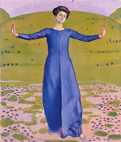 Lied van ver, 1906 door Ferdinand Hodler
