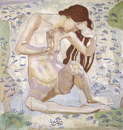 Studie voor dag door Ferdinand Hodler