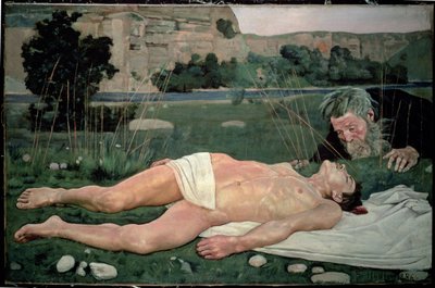De barmhartige Samaritaan door Ferdinand Hodler