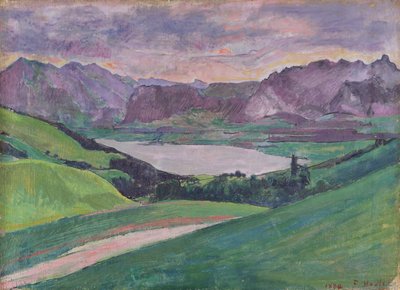 Thunersee door Ferdinand Hodler