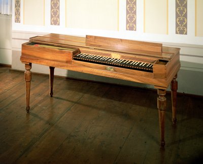 Clavichord, ooit eigendom van Franz Joseph Haydn (1732-1809) door Ferdinand Hofmann
