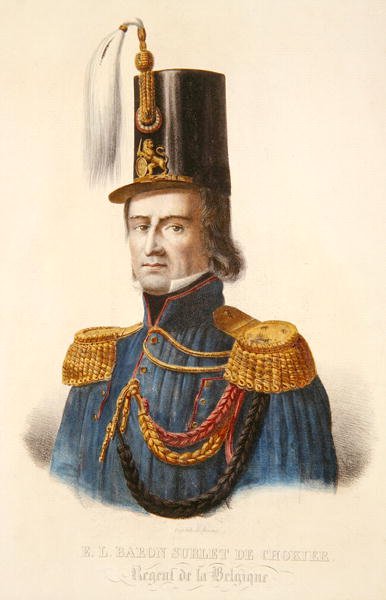 Baron Erasme Surlet de Chokier (1769-1839) Regent van België door Ferdinand J.J. Daems