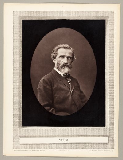 Giuseppe Verdi (Italiaanse componist, 1813-1901) door Ferdinand J. Mulnier