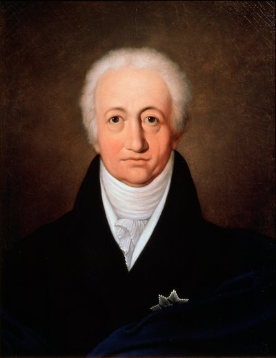 Portret van de auteur Johann Wolfgang von Goethe, 1818 door Ferdinand Jagemann
