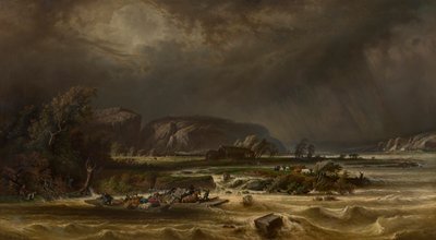 De Maas bij Poilvache door Ferdinand Joseph Bernard Marinus