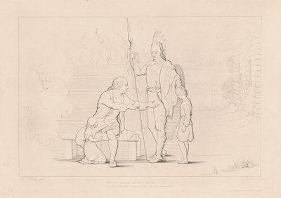 De kleine zuigeling, breng hem naar je liefde door Ferdinand Joubert, after George Elgar Hicks