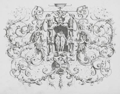 Ornament door Charles Klimsch (gravure) door Ferdinand Karl Klimsch