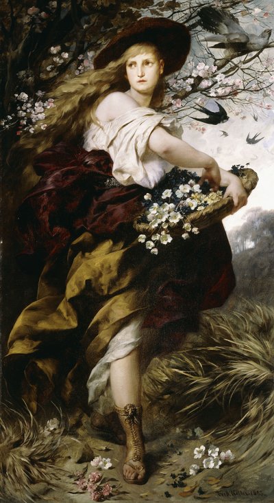 Flora, 1883 door Ferdinand Keller
