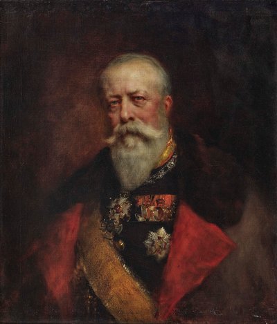 Portret van groothertog Frederik I van Baden 1826-1907 door Ferdinand Keller