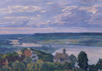 Klingenzell aan de Rijn door Ferdinand Kruis