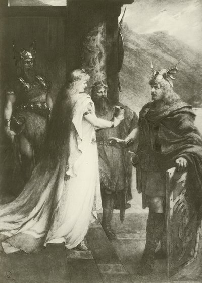 Gotterdammerung, Acte I door Ferdinand Leeke