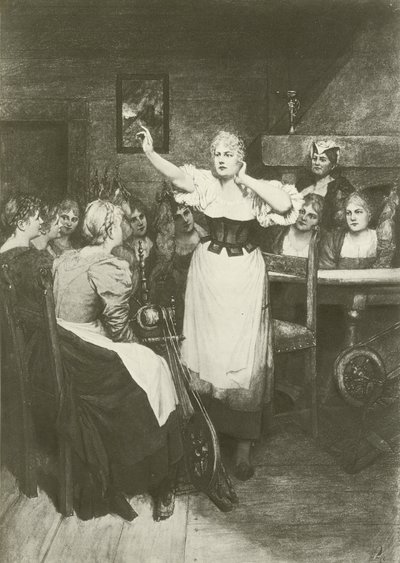 De Vliegende Hollander, Act II scène i door Ferdinand Leeke