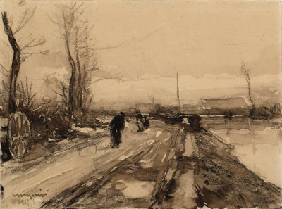 Landschap door Ferdinand Luigini
