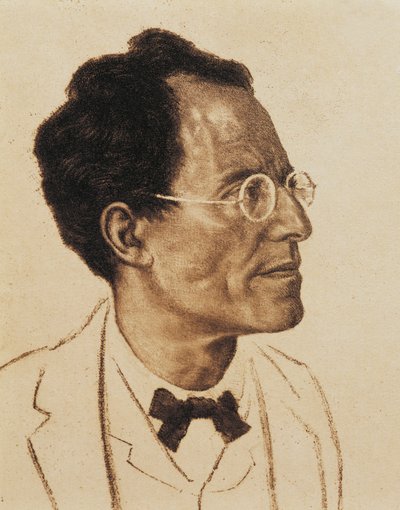 Portret van de Oostenrijkse componist en dirigent Gustav Mahler door Ferdinand Michl