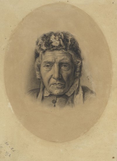 Portret van J.M. Vogelsang door Ferdinand Oldewelt