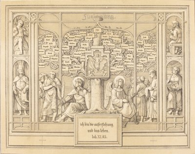 Toewijding: Ik ben de opstanding en het leven door Ferdinand Olivier