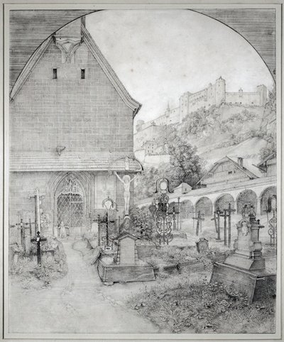Sint-Pietersbegraafplaats in Salzburg, Oostenrijk ... door Ferdinand Olivier