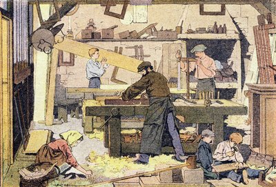 De timmerman, in Imagier de l