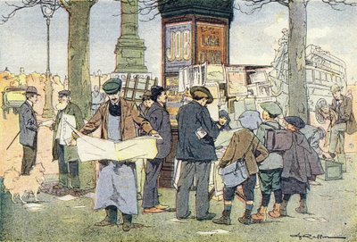 De kiosk heeft kranten, in Imagier de l