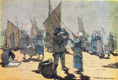 De terugkeer van het vissen, in Imagier de l