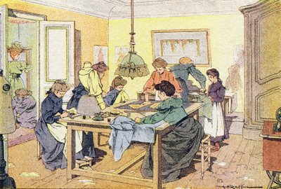 De naaister, in Imagier de l