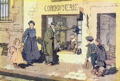 De schoenmaker, in Imagier de l