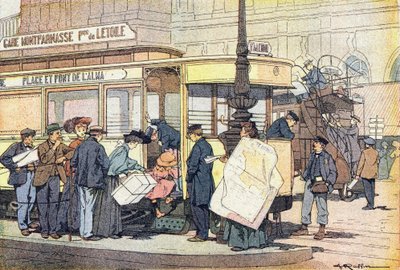 De tram, in Imagier de l