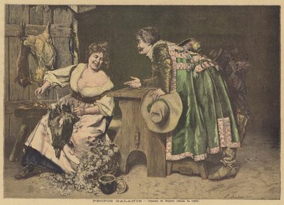 Propos Galants door Ferdinand Roybet