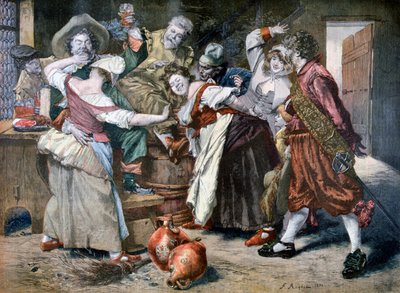 De hete hand door Ferdinand Roybet